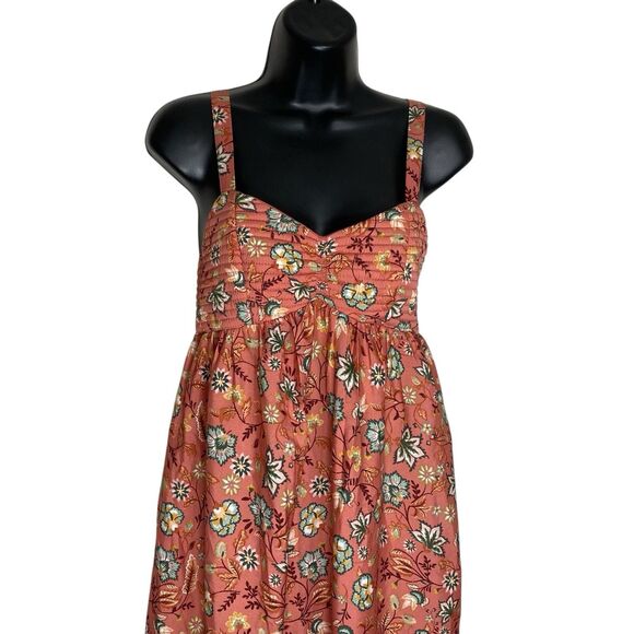NWT Band of the Free Maxi Dress Womens S Floral Tiered Cottage Boho Flowy Smock - Picture 4 of 16